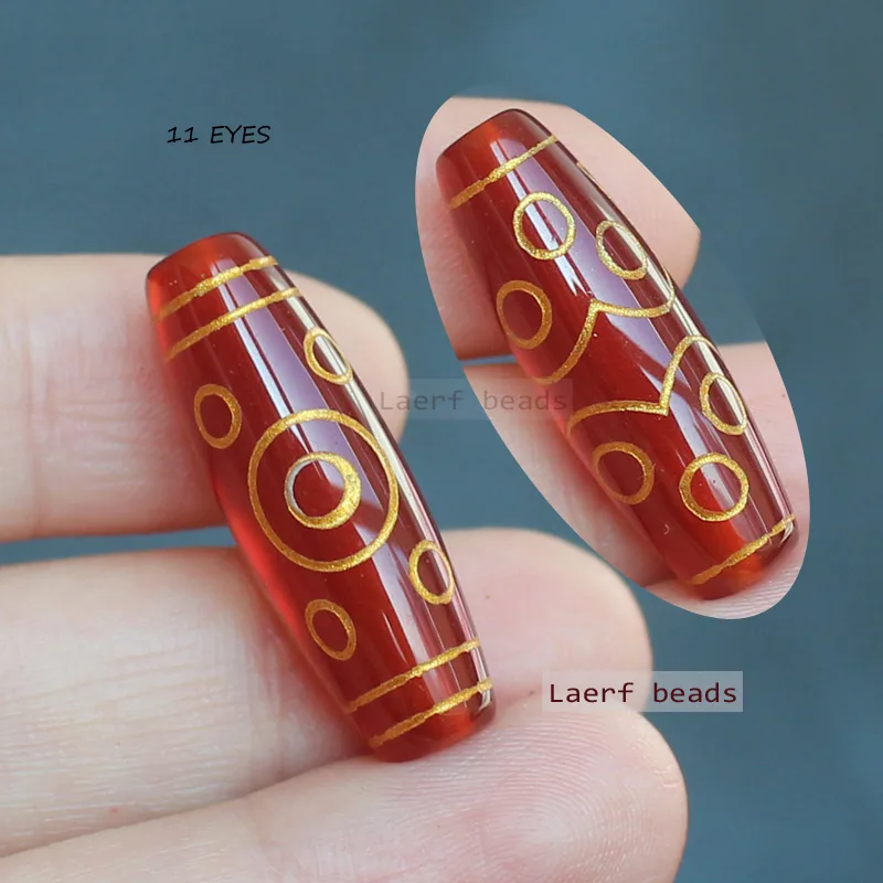 1Piece, 28-30mm Natural Red Agate Tibet Dzi Beads,many pattern ,For DIYJewelry making! Mixed wholesale for all items !