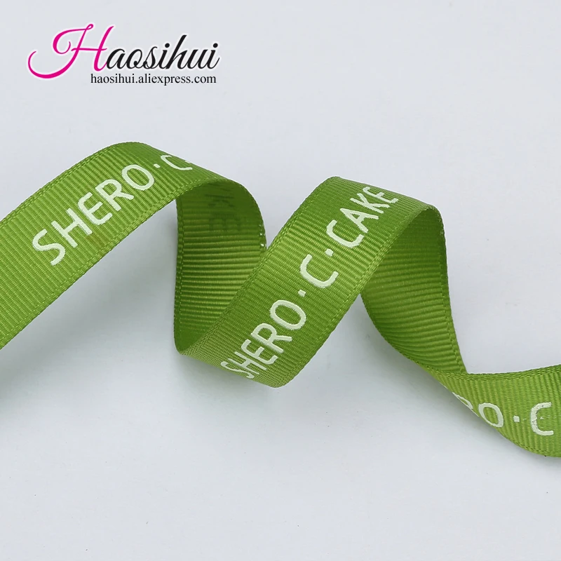 1-1/4''(32mm) Custom Three-Dimensional Bridal Shower and Personalised Ribbons for Wedding Favors Made by Grosgrain 100yards/lot