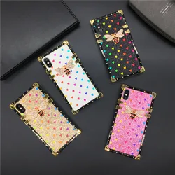 Luxury Glitter Bling Bee Love Heart Cover Case for Samsung Galaxy S23 Ultra S22 Plus S24 Ultra S20 FE S21 S10 Note 20 10