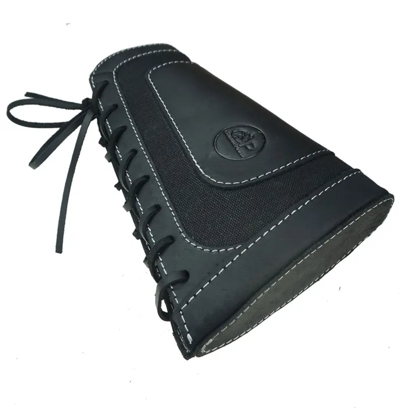 Leather Rifle Sling Shoulder Padding Tactical Strap And Shotgun Gun Buttstock Ammo Shell Holder For 5pcs 12 Gauge