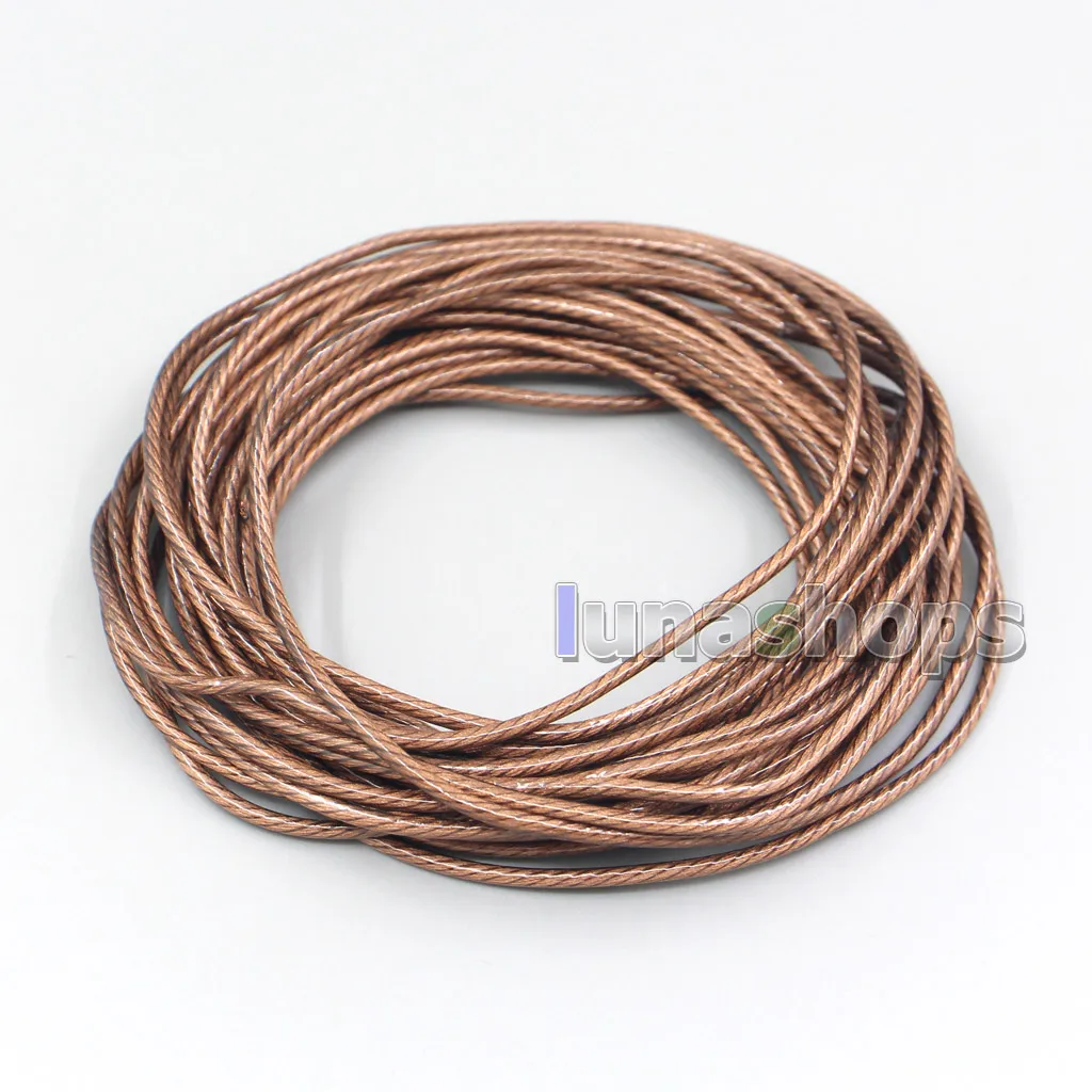 LN 007715   5m 180*0,05mm grafeno 7N OCC Cable de cobre DIY personalizado auriculares Cable único diámetro 1,8mm