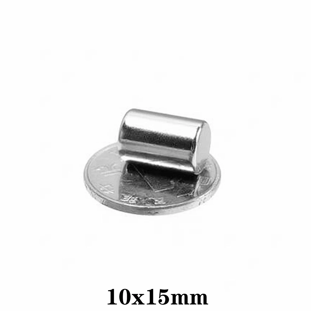 2/5/10/20/30/50pcs 10x15 mm Neodymium Strong Magnet 10mmX15mm Permanent Round Magnet 10x15mm Powerful Magnetic Magnets 10*15