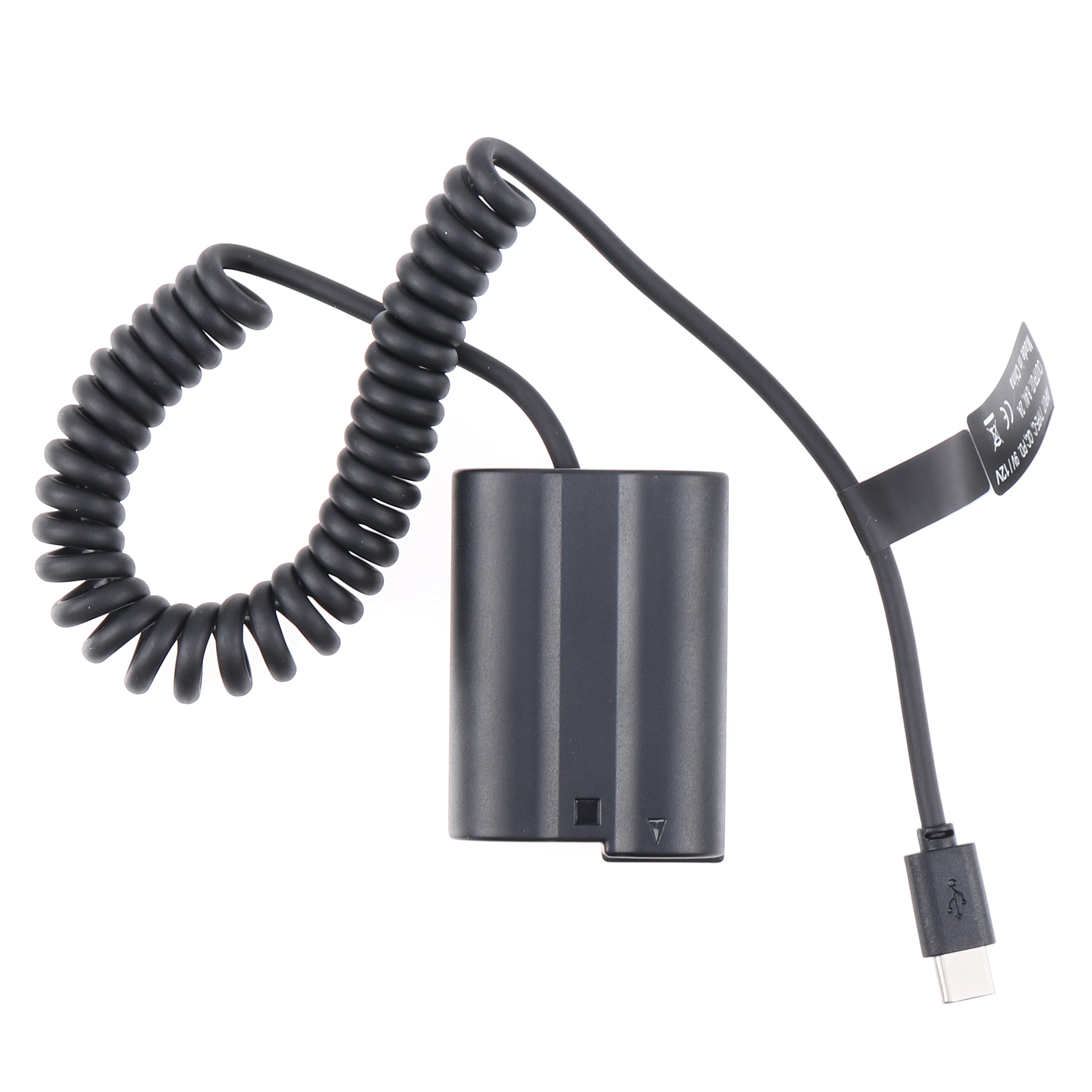 FOTGA EN-EL15 Dummy Battery Adapter +Type C Cable for Nikon D500 D600 D610 D750 D780 D800 D810 D850 Z5 Z6 Z6II Z7 Z7II V