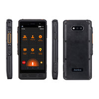 Inrico S300 4600Mah 4G Zello radio poc Network walki talki Real PTT SOS GPS IP67 Android Walkie Talkie intercom with Dual Camera
