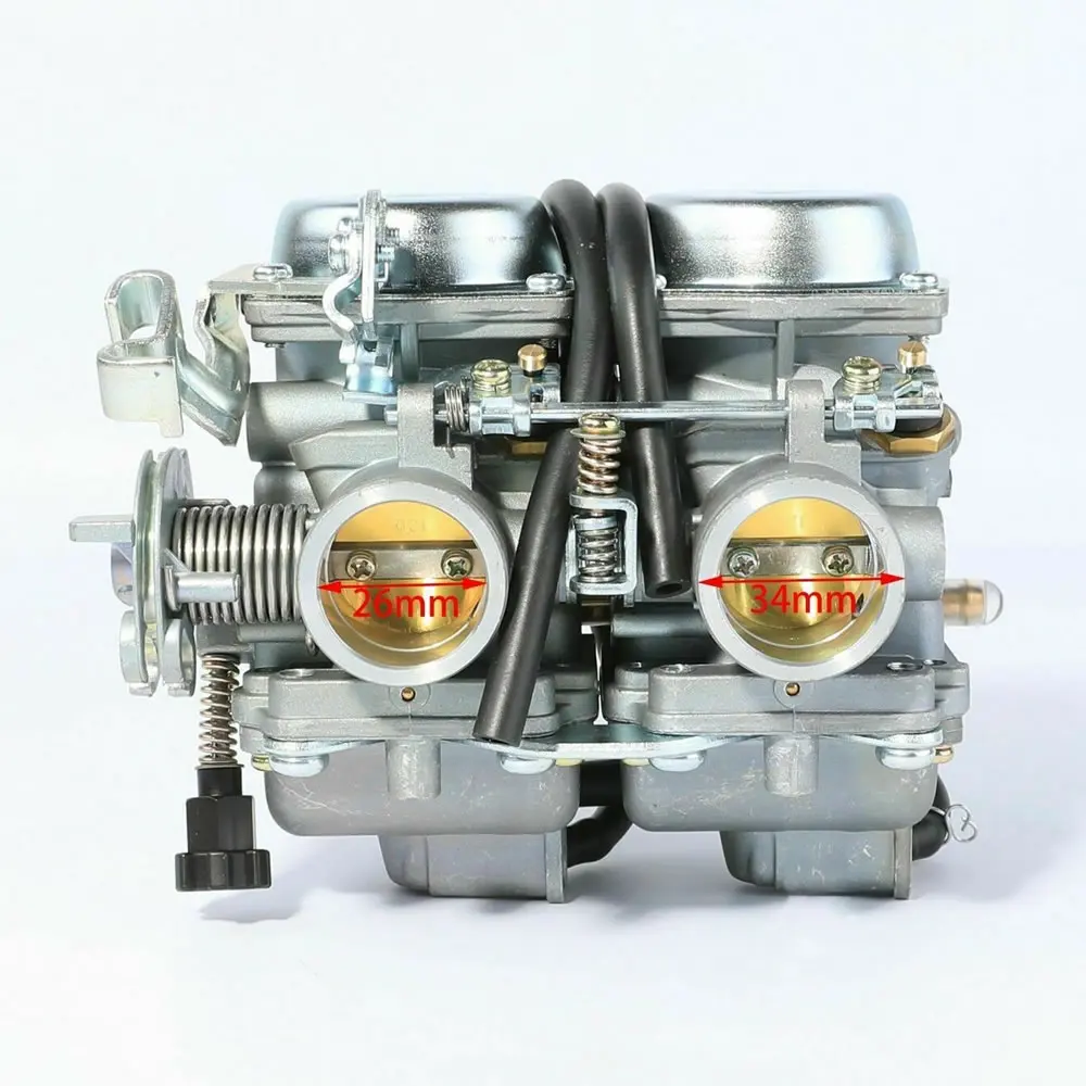 2 Cylinder PD26JS 26mm 250CC Carburetor for CBT 125/250 Model Motorcycle Engines ATVs Quad Go Kart Buggy