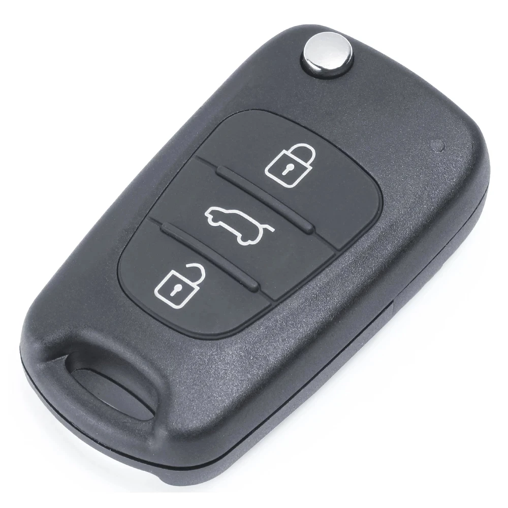 KEYECU 433MHz ID46 Chip For KIA Rio Ceed CeedPro Picanto Sportage 2010 2011 2012 3 Buttons Flip Car Key Remote Fob CE0682 Model