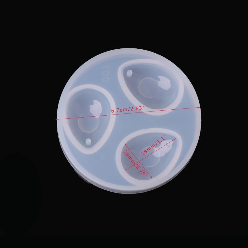 FAI DA TE In Silicone Acqua Pendente di Goccia Gemma Stampo In Resina Involucro Del Mestiere Strumento di Creazione di Gioielli