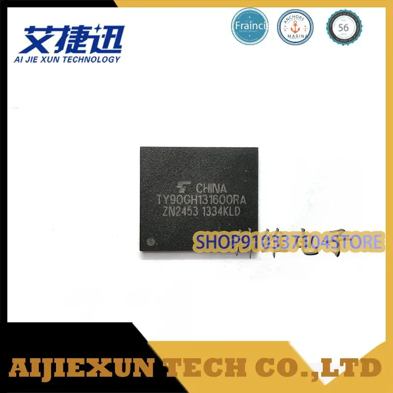 2pcs/lot TY90GH131600RA 153pins emmc 8G memory IC chips new and origianl