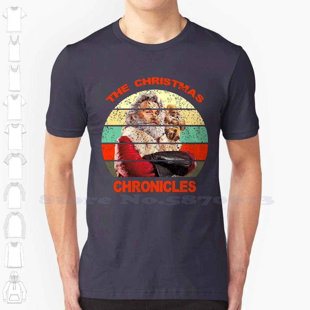 The Christmas Chronicles Retro Design 100% Cotton T-Shirt Father Christmas Christmas Chronicles Kate And Teddy Pierce Clay