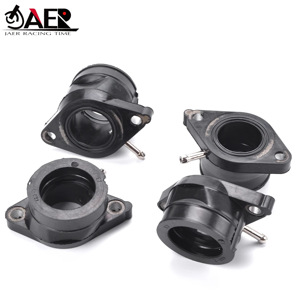 4pcs Motorcycle Carburetor Intake Manifold Interface Glue for Yamaha XJ550 Maxim XJ550R RH RJ RK Seca