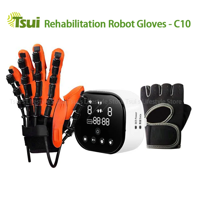 

Electric Rehabilitation Robot Gloves are Convenient For Stroke Hemiplegia Rehabilitation Training