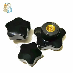 2pcs/lot  M4 M5 M6 M8 M10 M12 hand adjusting nut /Bakelite Five-Star Type Plastic Head Handle nuts Wood Plum Bolt