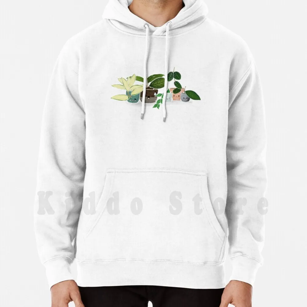 Hoya Friends Hoodie Long Sleeve Hoya Houseplants Plant Lady Kuwaii Cute Plant Addict Plant Mom Quarantine
