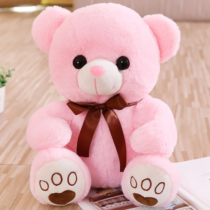 Nizza Heißer Huggable Hohe Qualität Spielzeug Cartoon Teddybär Plüsch Spielzeug Kuscheltiere Schöne Bären Puppe Geburtstag Geschenk Für Kinder – Detail 9