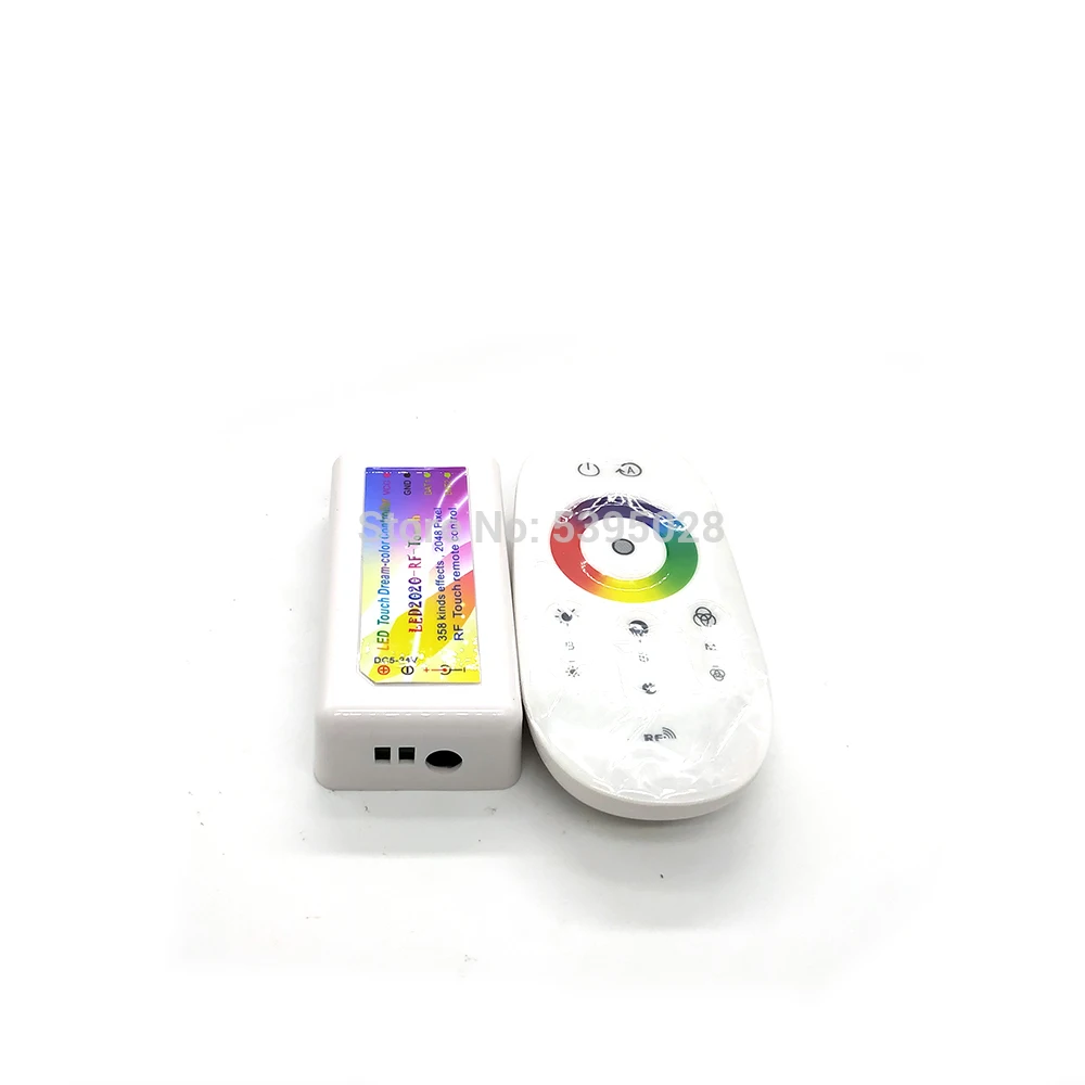 2.4G RF Touch Remote Controller for WS2812B WS2811 Addressable Chip Rgb5050 Smart Pixel Led Strip Wireless Article Controller
