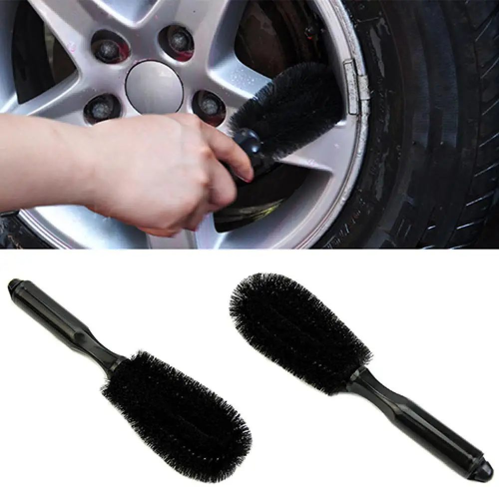 Car Cleaning Tools Brush for Vehicle Motorcycle Wheel Hub Tire Rim Scrub Brush Washing Cleaning Tool Cleaner for Auto Supplies