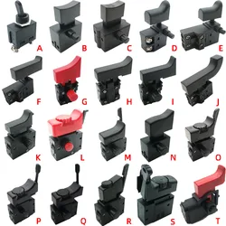 Miniature Power Tool Switch Speed Control Trigger Button for Angle Grinder Electric Hammer Impact Drill Equipment Accessories
