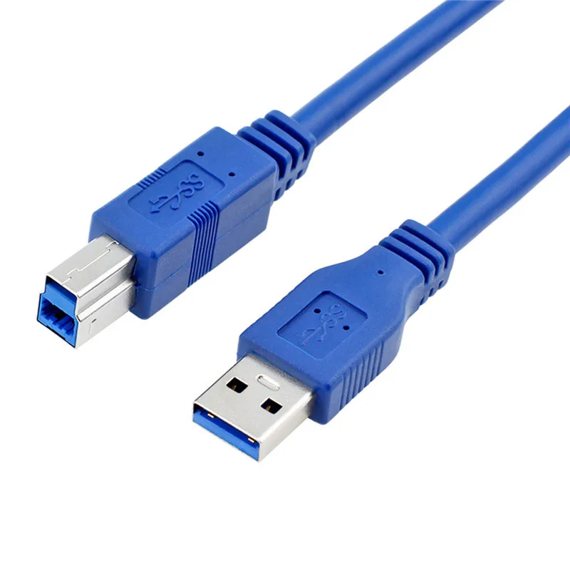 USB 3.0 męski kabel USB do USB 3.0 B przedłużacz drukarki BM kabel USB3.0 do drukarki