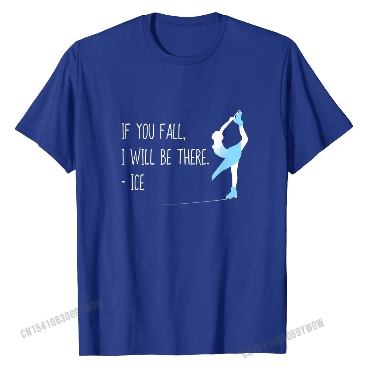 Funny Figure Skating Shirt, If You Fall Cool Skater Gift Funny Personalized Top T-shirts Cotton Mens Tops Tees Personalized