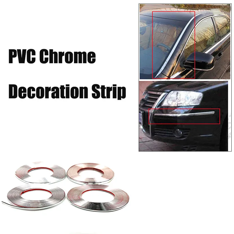 Car Accessories Chrome Body Strip For Volvo S40 S60 S80 S90 S40 XC60 XC90 V40 V60 V90 C30 XC40 XC70 V70