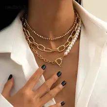 Bohemian Pearl Tassel Necklace #3