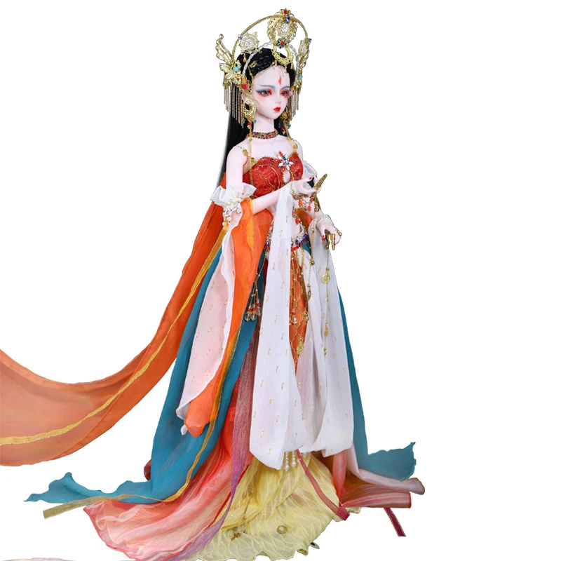 60CM Humanoid Doll Toy Jiutian Xuannv Advanced Customization in 2020 Chinese Ancient Handicrafts Room Decoration Gift for Baby