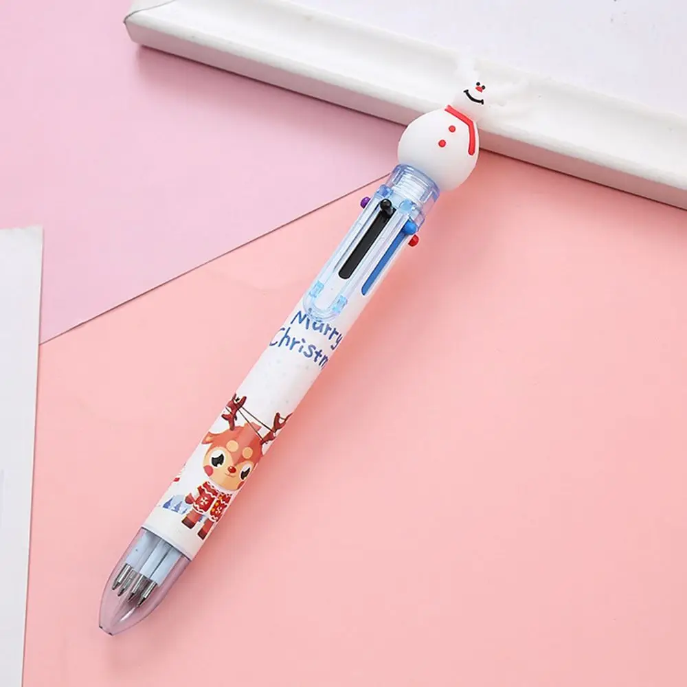 

Multicolor Cute Christmas Decor 0.5mm Christmas Tree Reindeer Kawaii Kids Gift Stationery Ballpoint Pen Neutral Pens Gel Pen