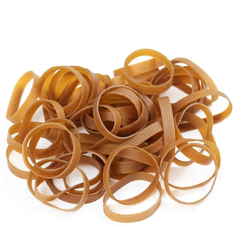 50Pcs Rubber Band,50*8mm Elastic Bands,Stationery Holder Package Office Supplies Rubber Rings for School Home or Office