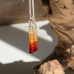 Mexican Fire Opal Earrings Fire Opal Ear Threader Earrings Long Earrings
