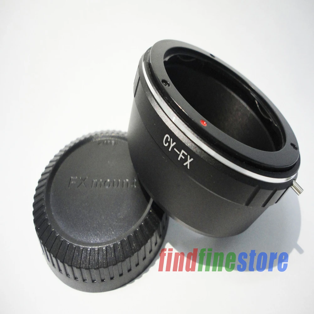 Contax Yashica CY C/Y Lens to Fujifilm Fuji FX X Mount X-Pro1 X-Pro2 X-E1 X-E2 X-M1 X-A1 X-A2 X-T1 X-T10 X-T20 XQ2 Adapter + CAP