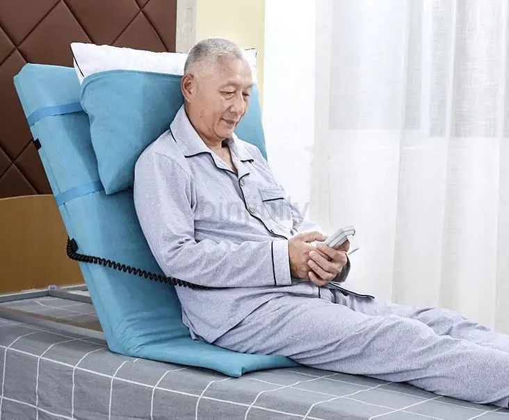 Old people got up electric assist nursing bed backrest frame paralysed patients get up booster