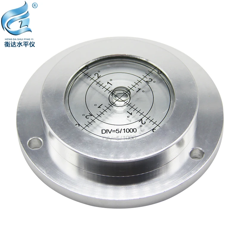 High Quality Round Universal Spirit Level Circular Level Bubble For Cranes Size 100*75*20mm 1PCS