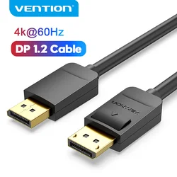 Vention DisplayPort 1.2 Kabel 4K HD 144 Hz 21,6 Gb/s Adapter portu wyświetlacza do laptopa wideo HDTV DisplayPort do kabla DisplayPort