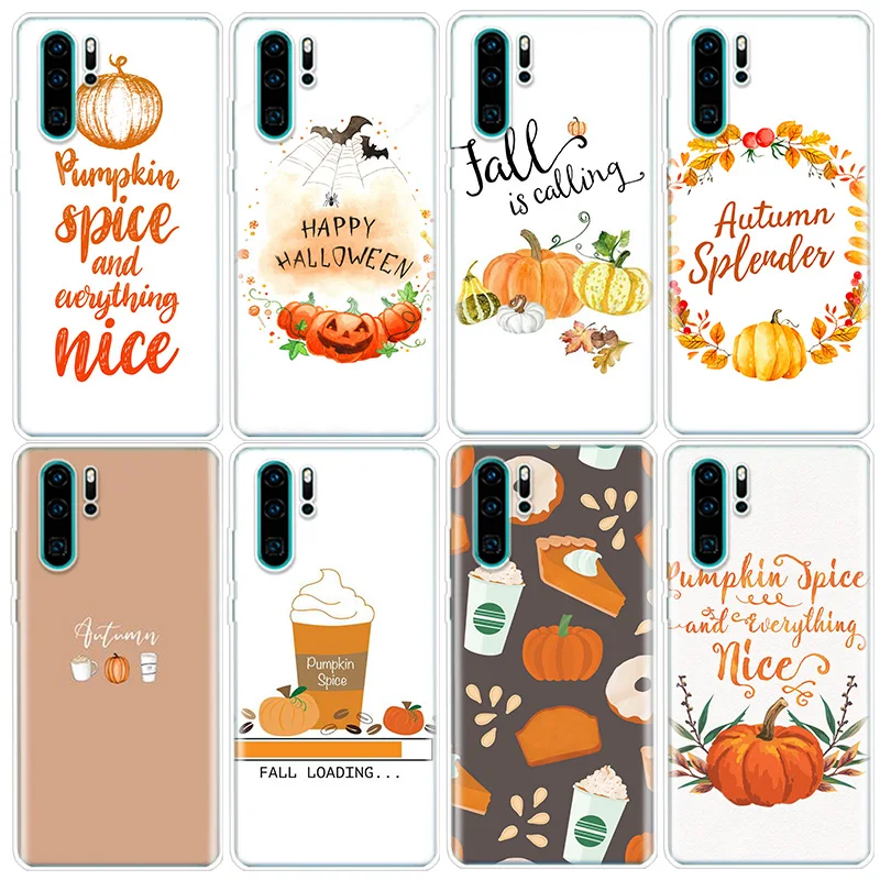 Pumpkin happy fall! Phone Case For Huawei P Smart Z 2021 Y5 Y6 Y7 Y9 Honor 50 20 Pro 10i 9 Lite 9X 8A 8S 8X 7S 7X 7A Cover Funda