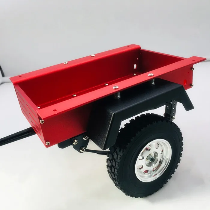 

CNC machining all metal simulation trailer for 1:10 AXIAL SCX10II TRAXXAS TRX4 simulated climbing car