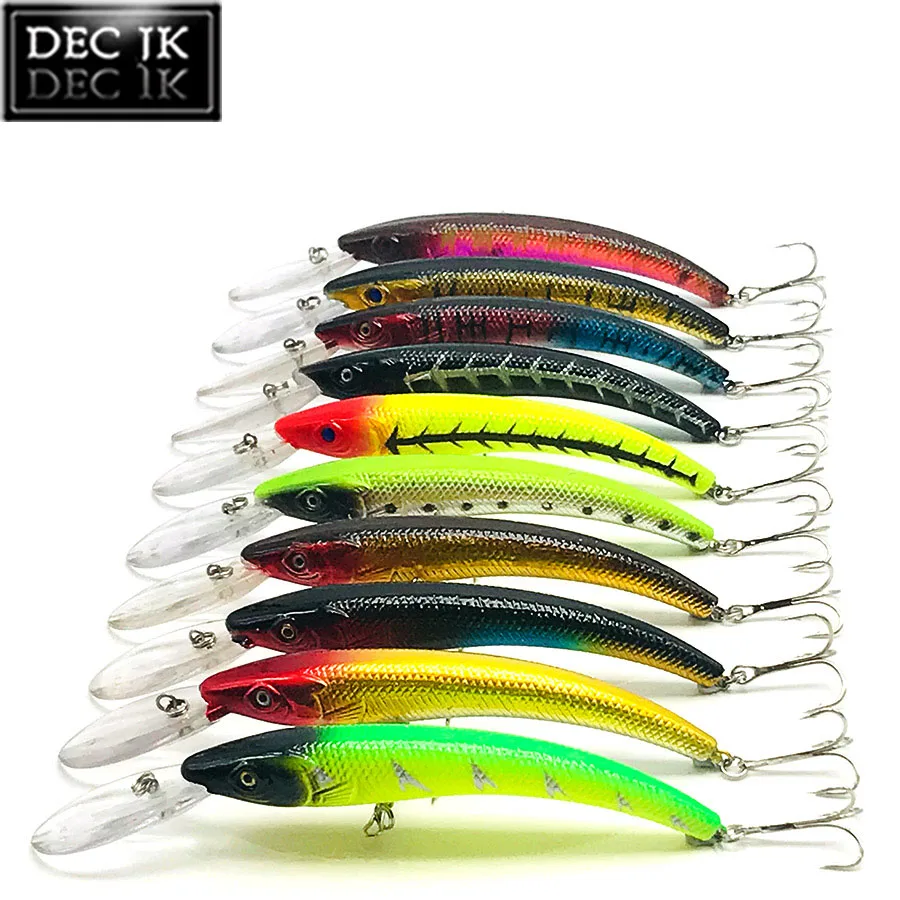 Jerkbait Minnow woblery do trollingu/szczupaka/ryby duże/sztuczne/sztuczne/karpia/twarda przynęta Bass Crankbait Fishing Lure/Tackle Swimbait