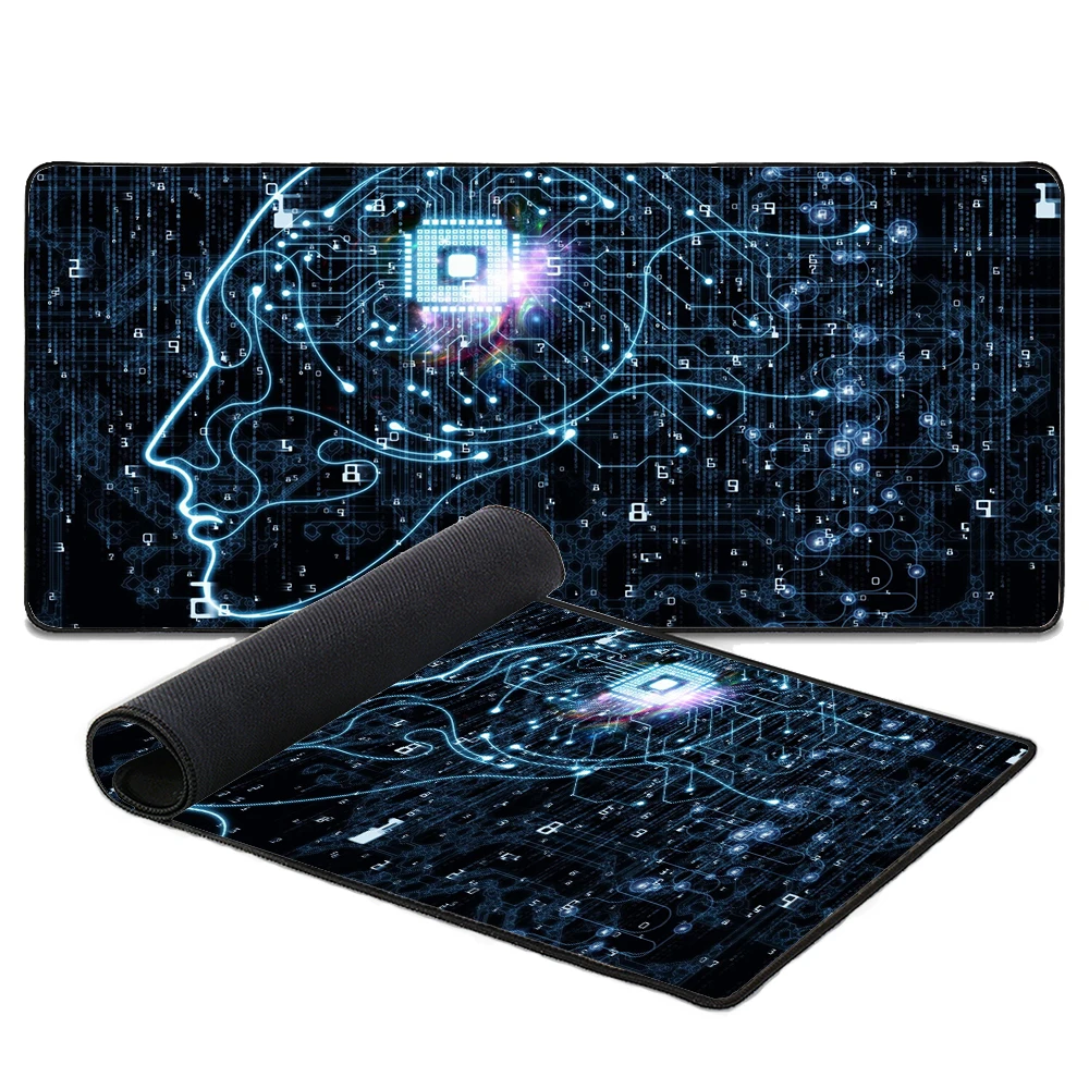 High-tech Innovation Large 40x80cm Gaming Waterproof Mouse Pad Lock Edge Mouse Pad Notebook Keyboard Pad Table Mat for Lol Csgo
