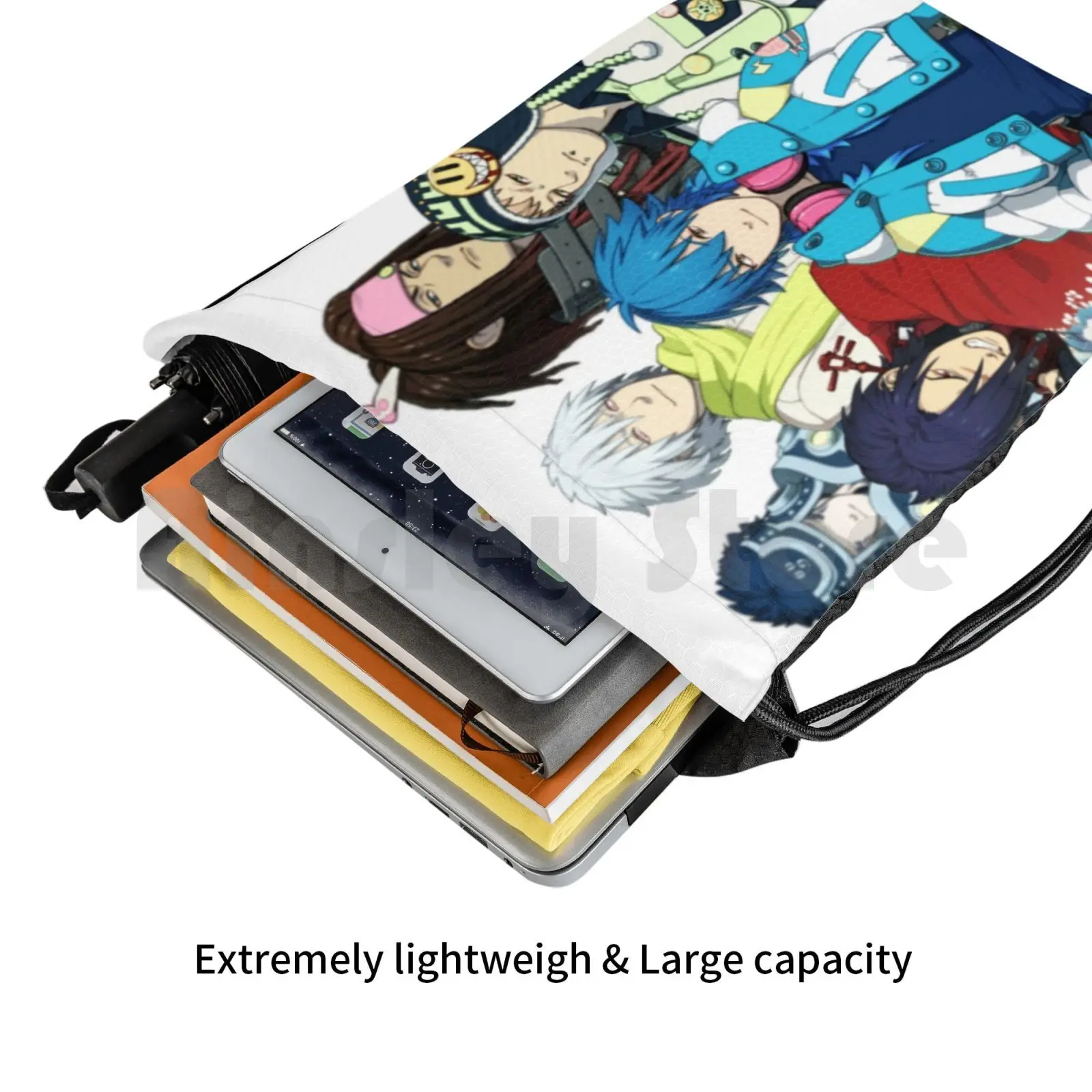 Rhyme Ren , Clear , Mink , Koujaku , Aoba , Noiz And Ren Backpack Drawstring Bag Riding Climbing Gym Bag