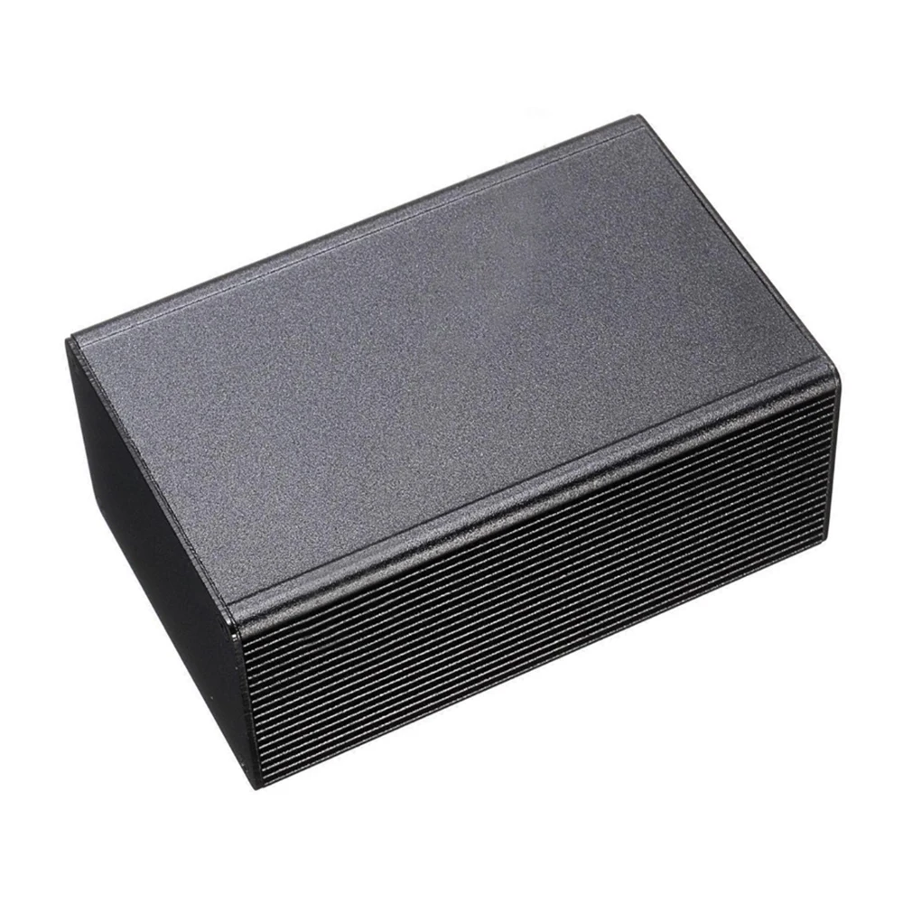 

100*66*43mm Black Aluminum Electronic Box Instrument Meter Enclosure Case Instrument Case Electronic Aluminum Junction Box