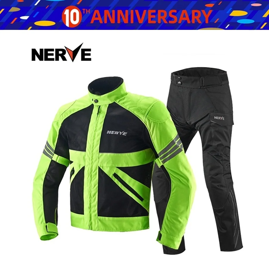 

Free shipping 1Set Summer Mesh Men's Oxford Motocross MESH Breathable Long Trousers Vented Motorbike Motorcycle Jacket and Pants