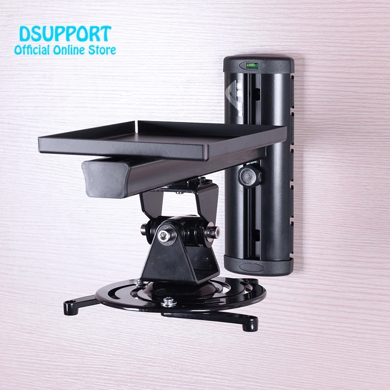 PR03-T Алюминий сплав 360 градусов проектор настенное крепление полный движение выдвижной Универсальный держатель для проектора