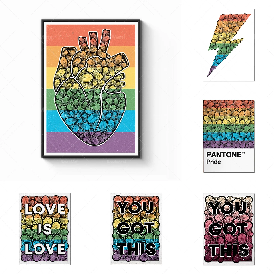 Ensemble deimprimés LGBTQ, Imrimé LGBTQ, Cadeau LGBTQ,