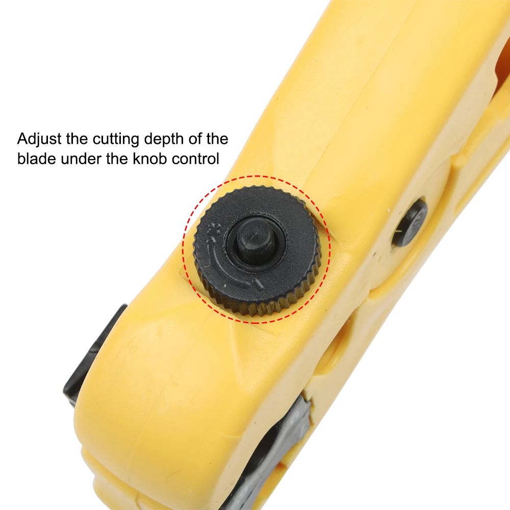 Pinza spelafili coassiale UTP Cat5 Cat6 piatta o rotonda strumento universale per spelacavi spellafili pinza spelafili per rete