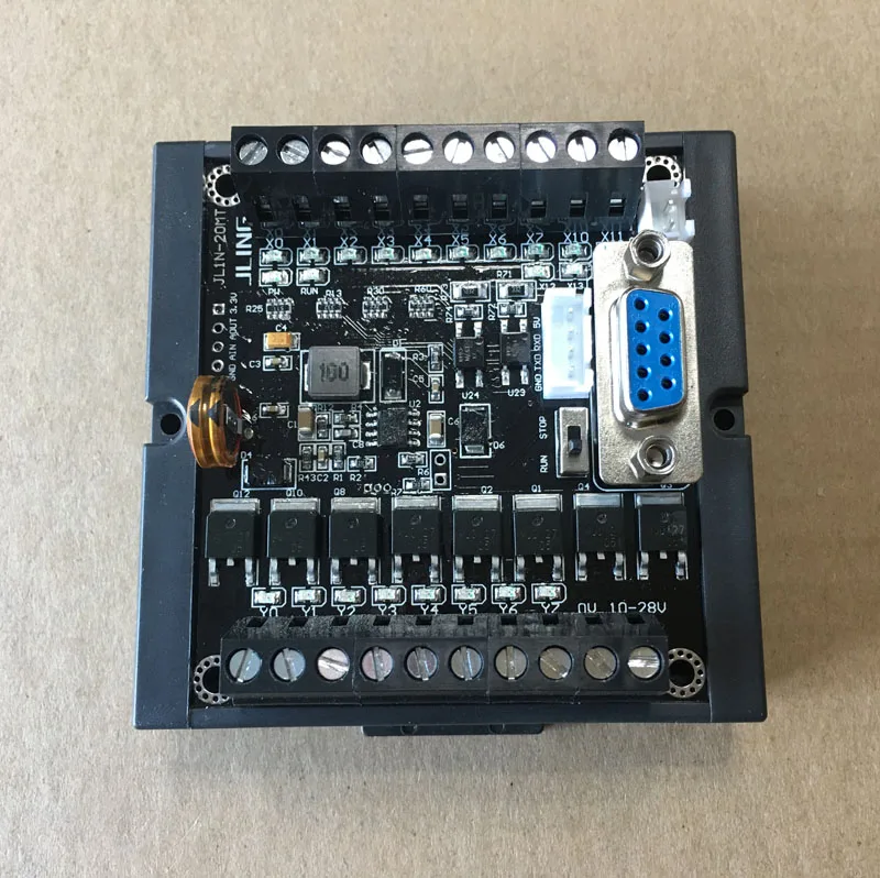 PLC FX1N-20MT rail mounting with the same point volume plc programmable logic controller Input 12 points output 8 points