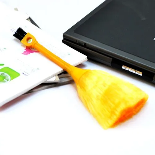 5Pcs คีย์บอร์ดคอมพิวเตอร์ทำความสะอาด Anti-Static แปรง Desktop Sweeper แดชบอร์ดรถ Duster ทำความสะอาดไม้กวาดแปรง