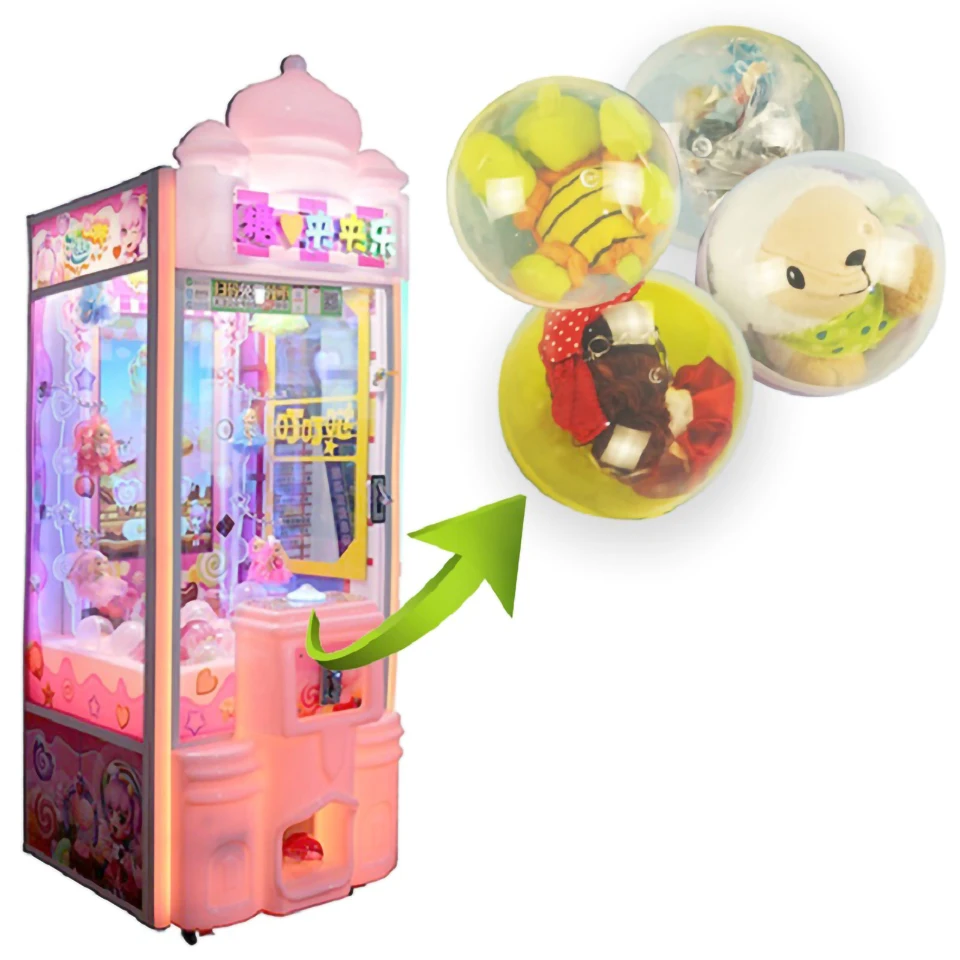 10CM/1PCS Transparent Capsules Surprise Balls Vending Machine Capsules Toys Lucky Draw Egg Gift For Kids Party Favors Decoration