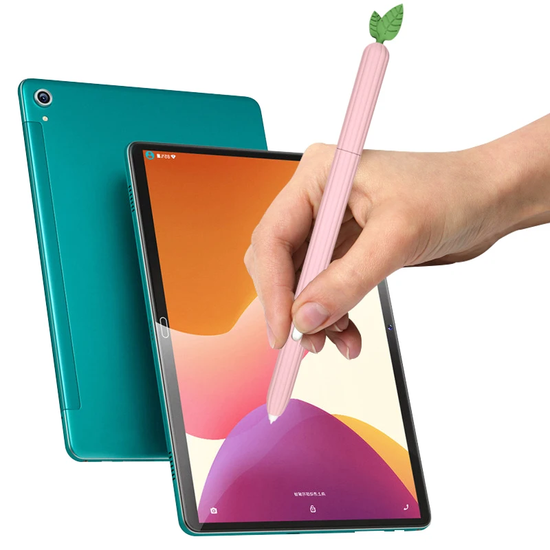 Stylus Cover Silicone For Samsung Galaxy Tab S6 Lite Touch Screen Pen Case Shockproof Anti-Scratch Non-Slip Protective Sleeve