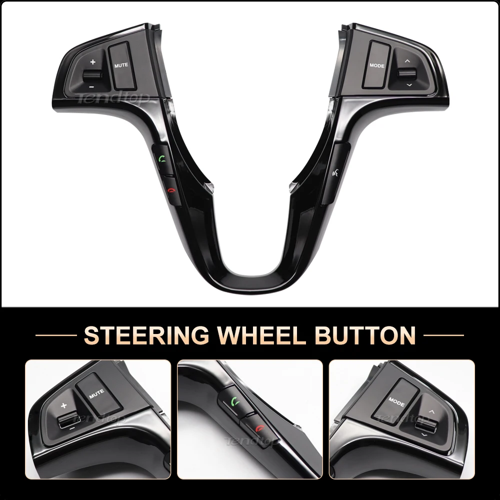 

Multifunction Steering Wheel Switch Button For Hyundai VERNA SOLARIS Audio Phone Volume Switch With Bluetooth Backlight