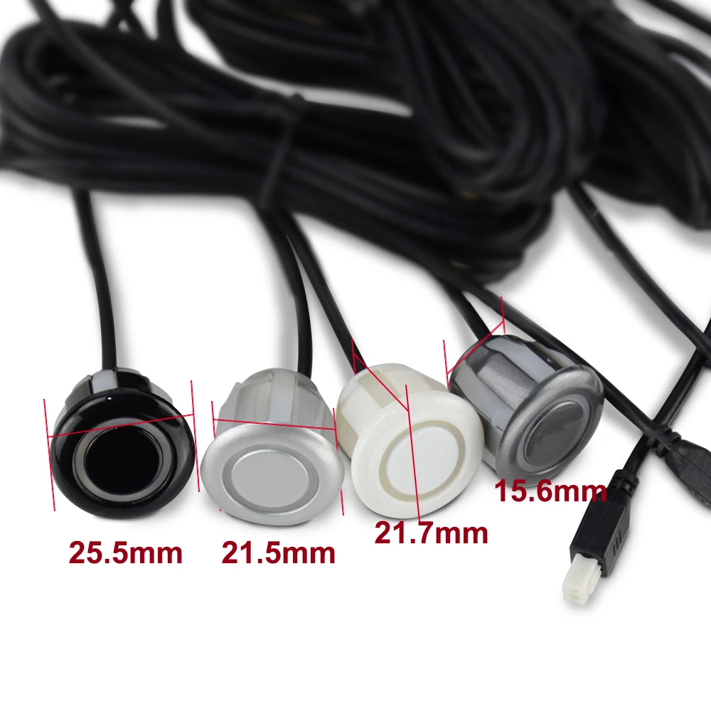 22mm Car Parktronic Sensor Car Reverse Ultrasonic Radar Detection System Standby Radar Monitoring Alert Indicator System