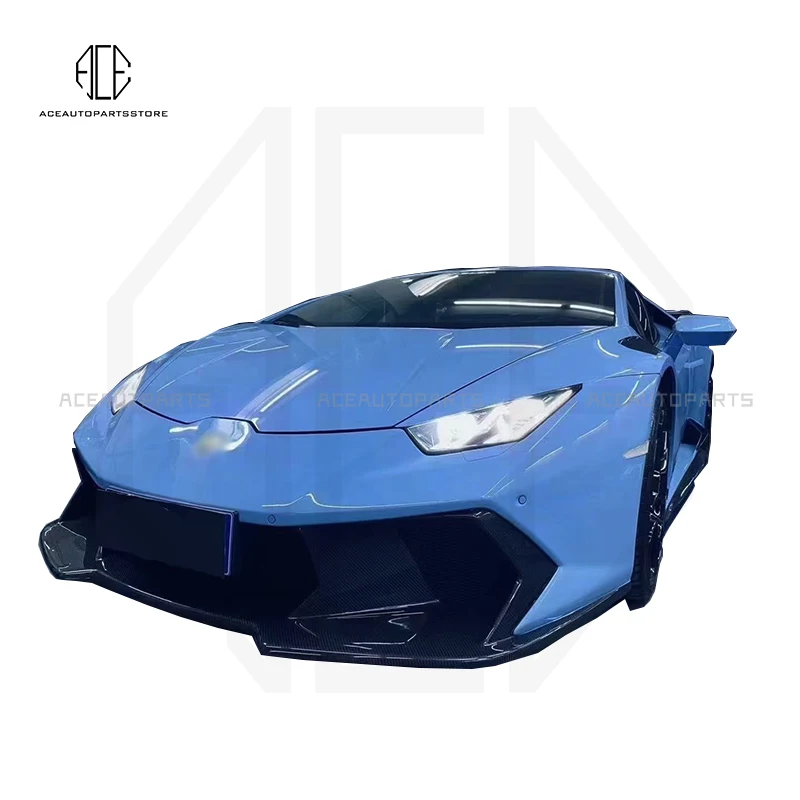 Car Accessories Auto Parts Real Carbon Fiber Front Bumper For Lamborghini Huracan Lp610 V Style Body Kit